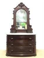 Victorian Marble Top Dresser