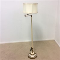 Brass Swing Arm Floor Lamp