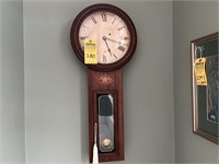 WALL CLOCK - WOOD - 29x13x4