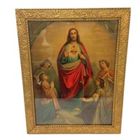 Framed Religious Print