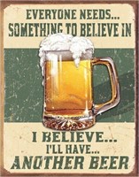 Another Beer Tin Sign