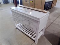 48" Clearpebble Vanity Cabinet W/ Top