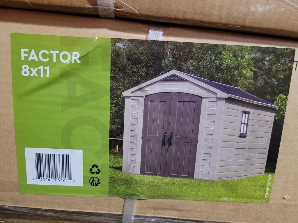 Factor 8x11 Storage Shed