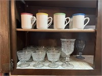 Mugs & Glasses in Cupboard