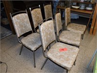 6 Vintage Vinyl Chairs