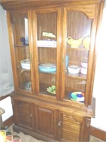 China cabinet 48 x 76 x 17 Contents non included