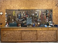 Contents of Garage Workbench