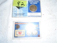 US airforce coin and first flight collection