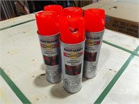 (5) Cans Rust-Oleum Inverted Marking Paint