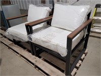 (2) Hampton Bay Patio Chairs