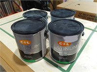(4) Cans CIL Paint & Primer