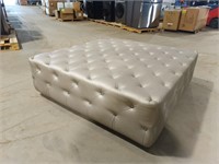 Oversized Square Tufted Ottoman