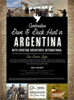 2 Man 3 Night Argentina Dove & Duck Hunt