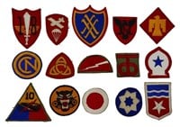 Lot of 15 WWII Patches
