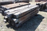 Bundle of (16) 8' Railroad Ties