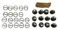 12 WWII German RZM Buttons & Keepers
