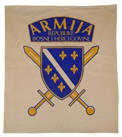 1992 Bosnian Army Flag Banner