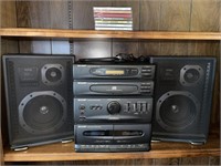 Sharp Stereo/Turner/Cassette/ CD Player