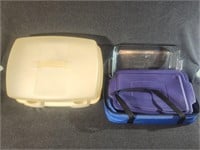 Stow and go food carrier by Anchor Hocking