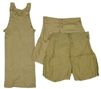 WWII US Army Undershirt & Shorts Unwashed