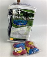 Pet swimming pool, balloons