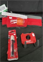 Milwaukee 14” and 6” Zipper Tool Bags in Red,