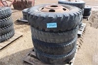 (4)  10.00 x 20 Traction Tires #