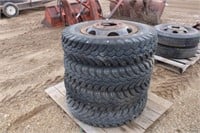 (4)  8.25 x 20 Traction Tires #