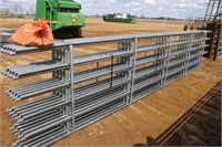 (10) 6 Bar x 20' Continuous Fence Panels