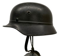 WWII German Beaded Luftshutz Helmet No Decal