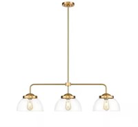 OVE Decors Brianne 3-Light Brushed Gold Plated