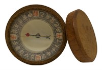 WWII Japanese Compass In Bamboo Case