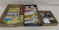 3 Trays of HO Scale Train Accessories
