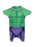 Marvel Hulk 1PC Rashguard INFANT SWIMSUIT SIZE