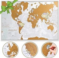 Scratch The World Travel Map - Scratch Off World