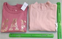 NEW girls M/8 Gap pink long sleeve shirts