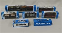7 Marklin HO Train Cars