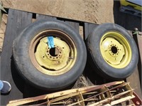 (2) 7.50 x 20  Implement Tires & Rims #