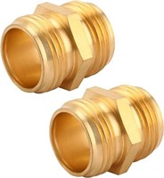 REGNHLIF 2 Pack 3/4" Garden Hose Adapter Double