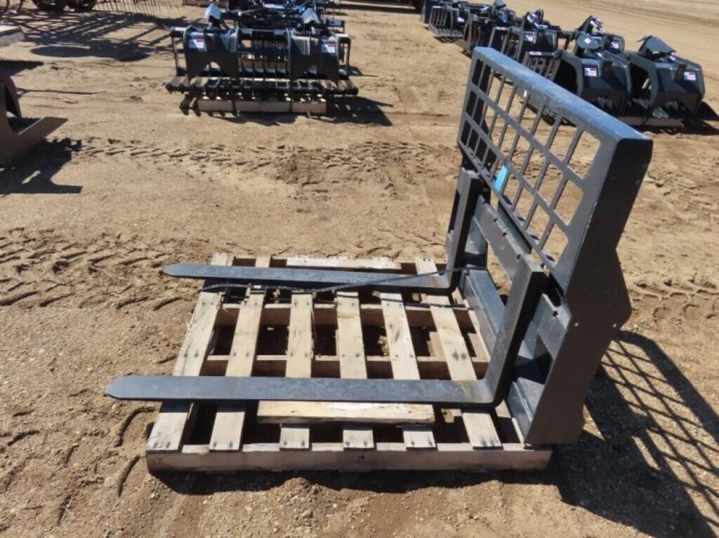 New Stout Full Back 48" Pallet Forks #