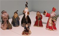 Santa 15"T Set of 6