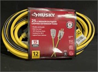 Husky 25ft Indoor/Outdoor Lighted Extension Cord