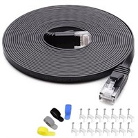 Cat 6 Ethernet Cable Black 25ft