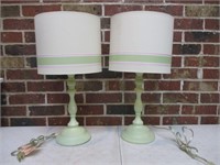 Pair of 21" Lamps