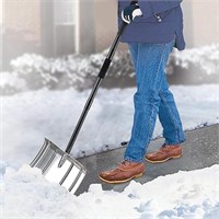 Snow Shovel for Driveway, 53/66 inches Aluminum