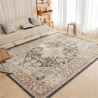 CHOSHOME Area Rug - 6x9 Low-Pile Machine Washable