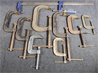 Bar Clamp and C-Clamps(8)