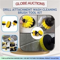 DRILL ATTACHMENT WASH CLEANING BRUSH TOOL KIT