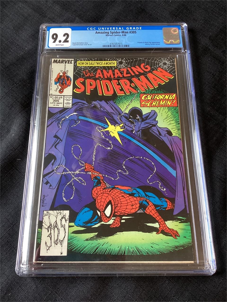 Comic 1988 “The Amazing Spider-Man” #305