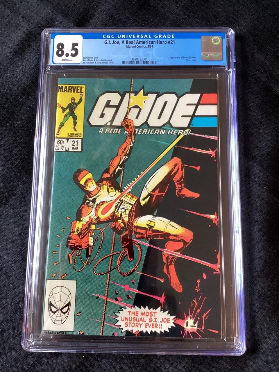 Comic Rare G. I. Joe #21 1984 Graded 8.5